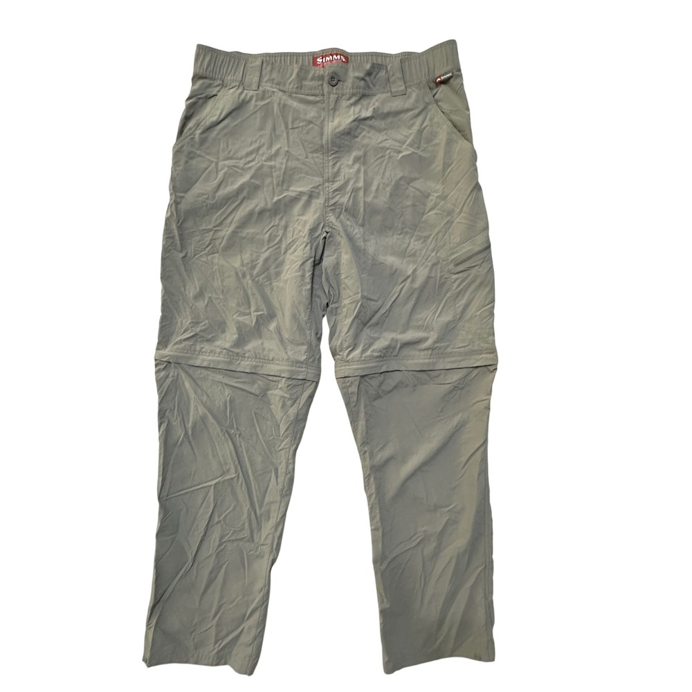 Simms Convertible Pants Shorts XL Nylon Fishing Hiking Gorpcore Outdoor Utility